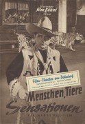 492: Menschen, Tiere, Sensationen ( Harry Piel ) Elisabeth Wendt, Ruth Eweler, Edith Oß, Eugen Rex, Willy Schur, Eduard Wenck, Josef Karma, Aruth Wartan, Egon Brosig, S. O. Schöning, Gerh. Dammann, Karl Platen