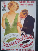 276: Ich küsse Ihre Hand Madame ( Robert Land ) Marlene Dietrich, Harry Liedtke, Pierre de Guignand, Karl Huzar Puffy,