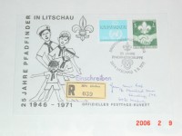 Österreich : 25 Jahre Pfadfinder in Litschau  NÖ.  1971  Reko.