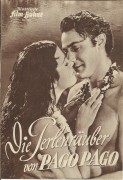 1302: Die Perlenräuber von Pago Pago ( Alfred E. Green ) Victor MacLaglen, Jon Hall, Olympe Bradna, Gene Lockhart, Douglass Dumbrille, Frances Farmer, Francis Ford, Ben Welden, Abner Bibermann, Rudy Robles, Pedro De Cordoba