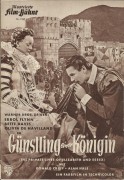 1252: Günstling einer Königin ( Michael Curtiz ) Bette Davis, Errol Flynn, Olivia de Havilland, Donald Crisp, Alan Hale, Vincent Price, Henry Stephenson, Henry Daniell, James Stephenson, Nanette Fabares, Ralph Forbes, Robert Warwick, Leo G. Carroll
