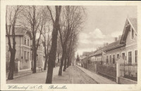 NÖ: Gruß aus Wolkersdorf 1927 Bahnallee herrliche Häuserfront