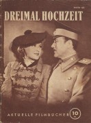 155: Dreimal Hochzeit ( Geza von Bolvary ) Marte Harell, Willy Fritsch, Hedwig Bleibtreu, Theo Lingen, Theodor Dannegger, Alfred Neugebauer, Rosa Albach Retty, Hermann Brix,