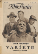 318: Variete ( E. A. Dupont ) Emil Jannings, Lya de Putti, Maly Delschaft, Warwick Ward,
