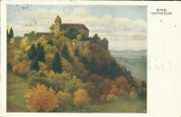 Burgenland: Gruß aus Schloss Bernstein 1932 Kunstkarte Karl Maria Schuster