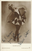 Claire Lotto Leiser 6044  Tänzerin, Tanzen signiert, Autogramm