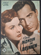 Drei Münzen im Brunnen ( Three Coins in the Fountain )  Jean Peters, Maggi McNamara, Dorothy McGuire, Clifton Webb, Louis Jordan, Rossano Brazzi, 