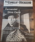 Don Camillos Rückkehr ( Julien Duvivier ) ( Giovanni Guareschi ) Fernandel, Gino Cervi ( A 1 )