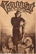 Faust Eine deutsche Volkssage ( F. W. Murnau ) Gösta Ekmann, Emil Jannings, Camilla Horn, Frida Richard, Wilhelm Dieterle, Yvette Guilbert, Hanna Ralph,