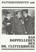 196: Das Doppelleben des Dr. Clitterhouse ( Anatole Litvak ) Edward G. Robinson, Claire Trevor, Humphrey Bogart, Donald Crisp, Gale Page, Allen Jenkins, Maxie Rosenbloom, Bert Hanlon, Curt Bois, Ward Bond, Vladimir Sokoloff, Billy Wayne, Henry O´Neill, Jo