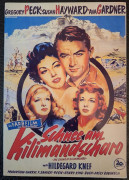 762: Schnee am Kilimandscharo ( Ernest Hemingway ) Gregory Peck, Susan Hayward, Ava Gardner, Hildegard Knef, Leo G. Carroll, 