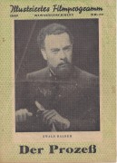 64: Der Prozeß ( G. W. Pabst ) Ewald Balser, Marianne Schönauer,