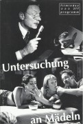 377: Untersuchung an Mädeln ( Peter Payer ) Anna Thalbach, Elke Wilkens, Max Tidof, Otto Sander, Martin Brambach, Branko Samarovski, Harry Rowohlt, Regina Fritsch, Marcus Bluhm, Toni Slama, Maximilian Mayer, Simon Schwarz, Alexandra Sommerfeld, Gerhard Na