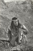 Winnetou I  (  Fotokarte  )  Winnetou Pierre Brice sucht Spuren