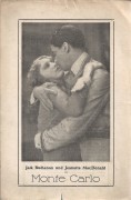 Zwischendruck: Monte Carlo ( Ernst Lubitsch ) Jeanette MacDonald, Jack Buchanan, Claude Allister, ZaSu Pitts,