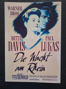 676: Die Wacht am Rhein ( Herman Shumlin ) Bette Davis, Paul Lukas, Geraldine Fitzgerald, Lucilie Watson, Beulah Bondi, George Coulouris, Donald Woods, 