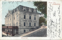 Gruß aus Gräfenberg bei Freiwaldau 1902 " Der Kaiserhof " Litho