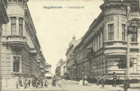 Ungarn: Gruß aus Nagykanizsa - Csengeri - ut 1918 herrliche Häuseransicht