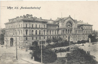 Wien XX: Gruß vom Nordwestbahnhof 1917 mit Strassenbahn