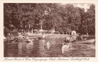 NÖ: Gruß aus Baden 1920, Vergnügungspark  " Badensia "  Doblhoff Park