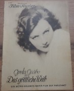 1052: Das göttliche Weib ( Victor Sjöström ) Greta Garbo, Lars Hansen, Lowell Sherman, Dorothy Cumming, Polly Moran,