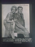 1870: Wer hat hier recht? ( Stephen Roberts ) George Bancroft, Wynne Gibson, Charles Starrett, Billy Butts, James Gleason, John Wayne, Morgan Wallace, Joyce Compton