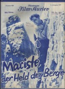 760: Maciste, der Held der Berge ( Guido Brignone ) Bartolomeo Pagano, Maud Fair, Richard Ewert, Vanna Dardos, Renee Connard, FredyHumbert, Beppo, Mario Sarcone, Pierre Barrabeau