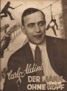 748: Der Mann ohne Kopf ( Nunzio Malasomma ) Carlo Aldini, Grit Haid, Else Reval, Ferd v. Alten, Herm. Picha, Eugen Burg, Eugen Neufeld, Neger Anglio, Fritz Schmuck, Siegfried Arno, B. Jwanoff, Eva Haltern, Horst Handt, Georg John