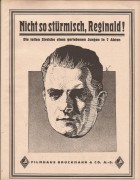 Nicht so stürmisch, Reginald ! ( William A. Seiter ) Reginald Denny