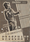 53: Geheimnisvolle Erbschaft ( David Lean ) John Mills, Valerie Hobson, Bernard Miles, Francis L. Sullivan, Finley Currie, Martita Hunt, Anthony Wager, Jean Simmons, Alec Guinness, Ivor Barnard, Freda Jackson, Torin Thatcher, Eileen Erskine, Hay Petrie, G