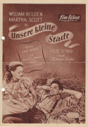 31: Unsere kleine Stadt ( Sam Wood )  Martha Scott, William Holden, Fay Bainter, Beulah Bondi, Guy Kibbee, Thomas Mitchell, Stuart Erwin, Frank Craven,