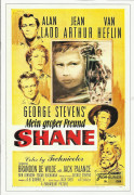 064: Mein großer Freund Shane ( George Stevens ) Alan Ladd, Jean Arthur, Van Heflin, Brandon De Wilde, Jack Palance, Ben Johnson, Edgar Buchanan, Emile Meyer, Elisha Cook Jr., Douglas Spencer, John Dierkes, Ellen Corby, Paul McVey, John Miller, Edith Evan