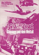 45: King Kong Dämonen aus dem Weltall ( Jun Fukuda )  Katsuhiko Sasaki, Yutaka Hayashi, 