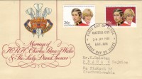 Australia 1981:  Prinzessin Diana FDC Cover  mit Sonderstempel