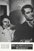 006: Die schreckliche Wahrheit ( Leo McCarey ) Cary Grant, Irene Dunne, Ralph Bellamy, Alex D´Arcy, Cecil Cunningham, Molly Lamont, Robert Warwick