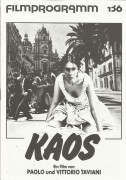 136: KAOS ( Paolo Taviani, Vittorio Taviani ) Margarita Lozano, Orazzio Torrisi, Carlo Cartier, Claudio Bigagli, Enrica Maria Modugno, Anna Malvica, Massimo Bonetti, Ciccio Ingrassia, Franco Franchi, Biagio Barone, Salvatore Rossi, Franco Scaldati, Pasqua