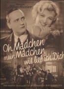 1370: Oh Mädchen mein Mädchen wie lieb ich Dich ! ( Carl Boese ) Margarete Kupfer, Maria Paudler, Fritz Kampers, Hermann Picha, Lydia Potechina, Truus van Aalten, Kurt Vespermann, Siegfried Berrisch, Harry Liedtke, Hilde Auen, Oscar Ebelsbacher, Sauter-Sa