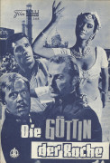 3468: Die Göttin der Rache ( Mario Camerini ) Lex Barker,  Senta Berger, Paul Guers, Joachim Hansen, Klaus Kinski, Sergio Fantoni, Rolando Lupi, I. S. Johar, Claudine Auger, Jan Hunter, Michael Medwin, Alfio Caltabiano