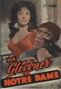 218: Der Glöckner von Notre Dame (Notre dame de Paris) (Viktor Hugo) Gina Lollobrigida, Anthony Quinn, jean Daneet, Alain Cuny, Maurice Sarfati, Philippe Clay, Robert Hirsch, Daniéle Dumont, Roger Blin, Marianne Oswald, Pierre Pieral, Jean Tissier,