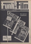 Funk und Film 1946/22: Der 25. Funk und Film ist da Cover, Rückseite: Linda Christian mit Berichten: Joseph Haydn, Syrien, Tirol, Der Weibsteufel, Trickfilm, Franz Ruhm,