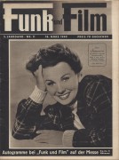 Funk und Film 1949/11: Jean Simmons Cover Rückseite: Jeanne Crain mit Berichten: Margot Hielscher Swing, Walther Ludwig, Ruth Seidler, Johann Strauss, Jenny Jugo,