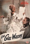 5310: Das Glas Wasser ( Helmut Käutner ) Gustaf Gründgens, Liselotte Pulver, Hilde Krahl, Sabine Sinjen, Horst Janson, Rudolf Forster, Hans Leibelt, Herbert Weißbach, Joachim Rake, Bobby Todd