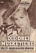 5923: Die drei Musketiere ( Bernard Borderie ) Gerard Barray, Georges Descrieres, Bernard Woringer, Jacques Toja, Mylene Demongeot, Jean Carmet, Guy Delorme, Robert Berri,  Anne Tonietti, Guy Trejean, Henri Nassiet, Jacques Berthier, Francoise Christophe,