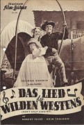 601: Das Lied des wilden Westens ( can´t help singing ) ( Frank Ryan ) Deanna Durbin, Robert Paige, Akim Tamiroff, David Bruce, Leonid Kinskey, Ray Collins, June Vincent, Andrew Tombes, Thomas Gomez, Clara Blandick
