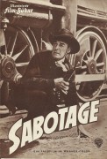 1729: Sabotage ( Andre de Toth ) Randolph Scott, Lucille Norman, Raymond Massey, Richard Webb, James Millican, Larry Keating, George Cleveland