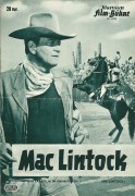 6702: Mac Lintock ( Andrew V. McLaglen ) John Wayne, Maureen O´Hara, Yvonne De Carlo, Patrick Wayne, Stefanie Powers, Jack Kruschen, Chill Wills, Jerry Van Dyke, Edgar Buchanan, H. W. Gim, Aissa Wayne