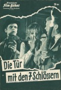 6146: Die Tür mit den 7 Schlössern ( Edgar Wallace ) Heinz Drache, Sabina Sesselmann, Hans Nielsen, Gisela Uhlen, Werner Peters, Pinkas Braun, Jan Hendriks, Klaus Kinski, Ady Berber, Friedrich Joloff, Siegfried Schürenberg, Eddi Arent