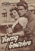4558: Vierzig Gewehre ( Samuel  Fuller ) Barbara Stanwyck, Barry Sullivan, Dean Jagger, John Ericson, Gene Barry, Robert Dix, Jidge Carroll, Paul Dubov, Gerald Milton, Hank Worden, Sandra Wirth, Chuck Roberson, Chuck Hayward, Eve Brent