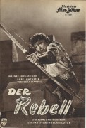 1088: Der Rebell ( Jacques Tourneur ) Burt Lancaster, Robert Douglas, Frank Allenby, Virginia Mayo, Aline MacMahon, Nick Cravat, Rudi Gordon Gebert