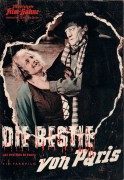 4355: Die Bestie von Paris ( Fernando Cerchio ) Frank Villard, Yvette Lebon, Jacques Castelot, Lorella de Luca, Giulio Battiferri, Matteo Spinola, Clara Ristori, John Kitzmiller, Elena Zareschi, Renato Montalbano, Arturo Bragaglia